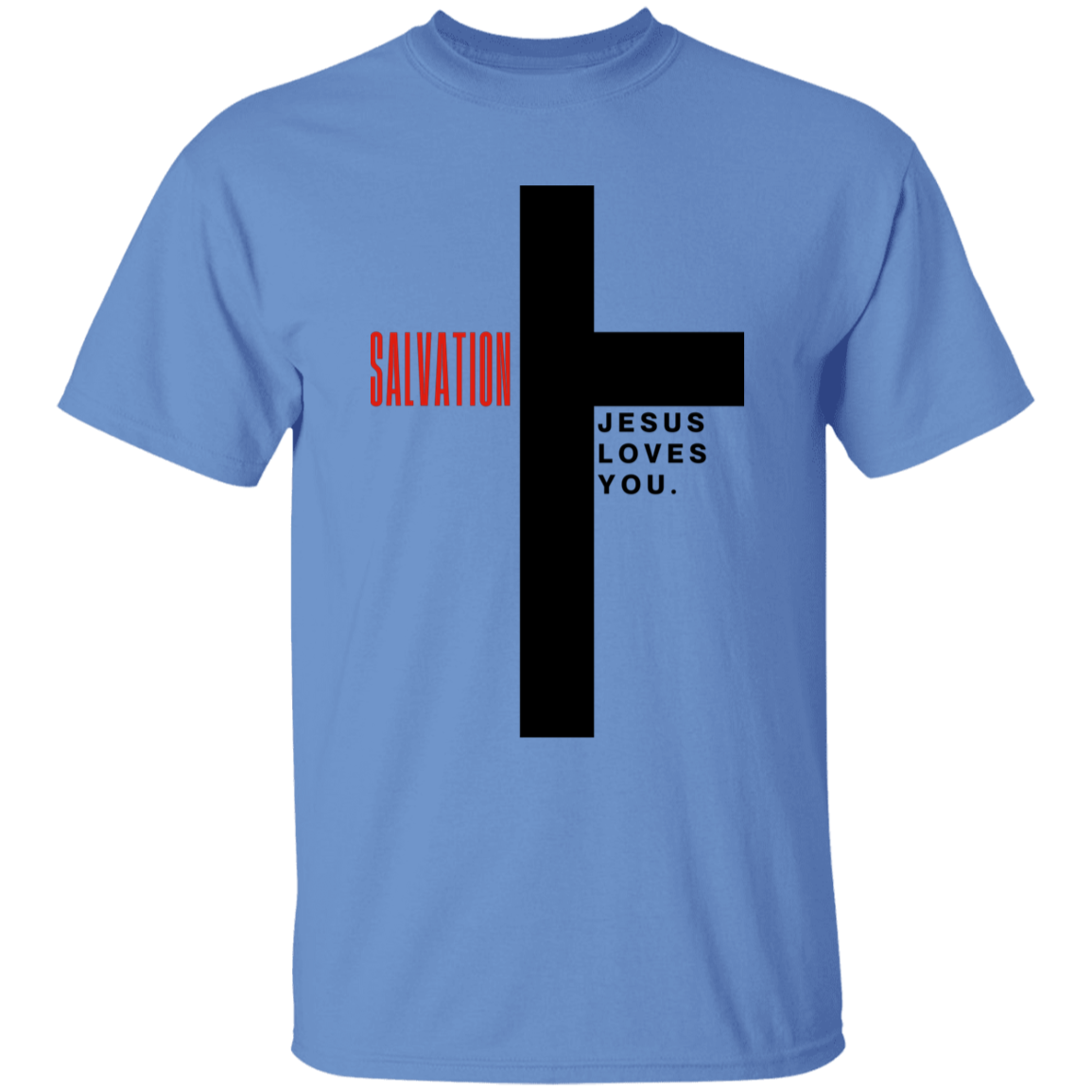 Unisex Salvation Black Youth 5.3 oz 100% Cotton T-Shirt