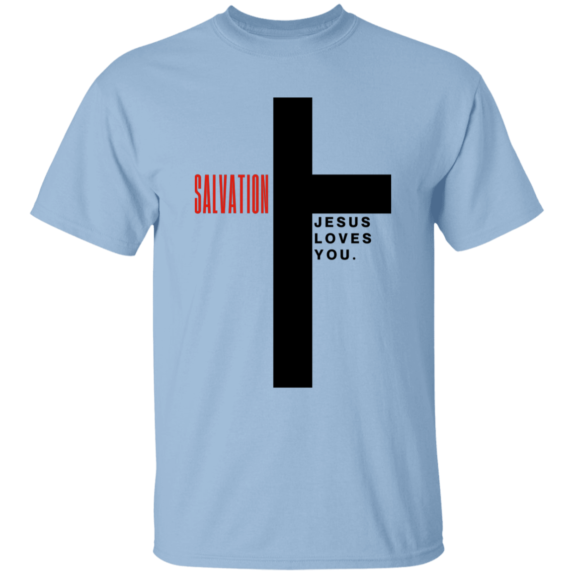 Unisex Salvation Black Youth 5.3 oz 100% Cotton T-Shirt