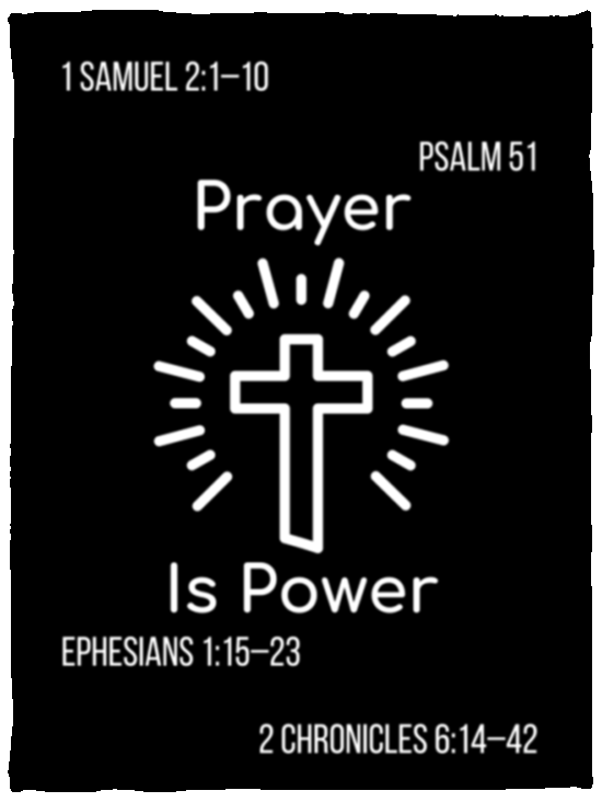 Prayer Is Power Cozy Plush Fleece Blanket - 30x40