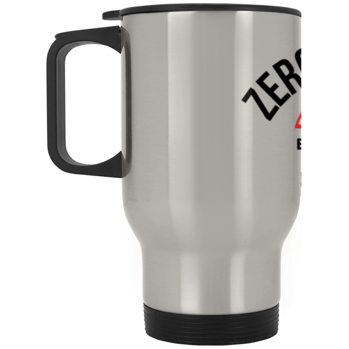 Zero F's Given Silver Stainless Travel Mug