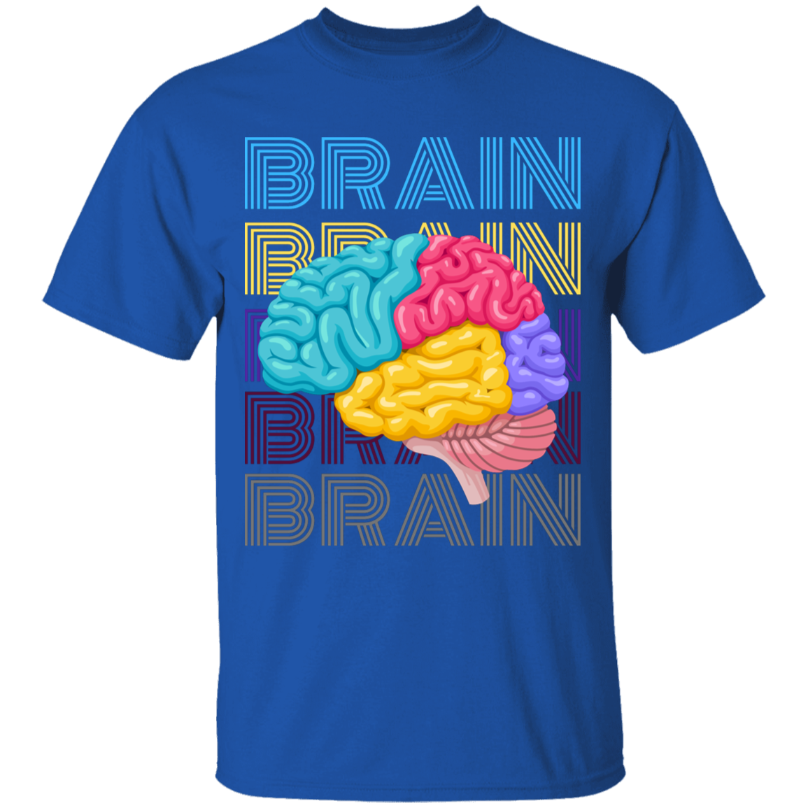 Unisex Brain Youth 5.3 oz 100% Cotton T-Shirt