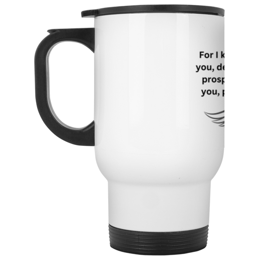 Jeremiah Praise Cup White Travel Mug