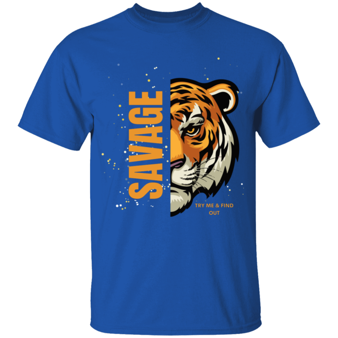 Unisex Savage Tiger Youth 5.3 oz 100% Cotton T-Shirt