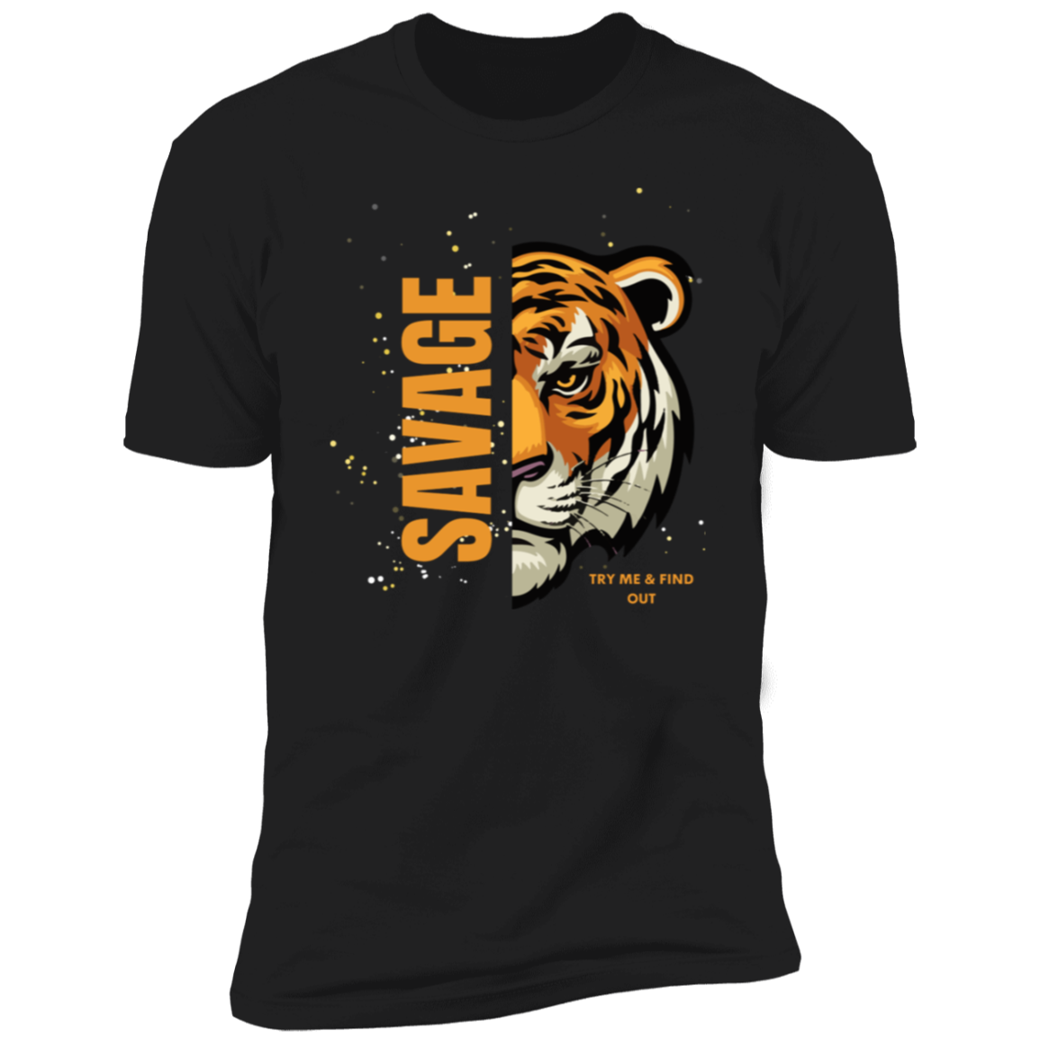 Savage Tiger Men Short Sleeve T-Shirt