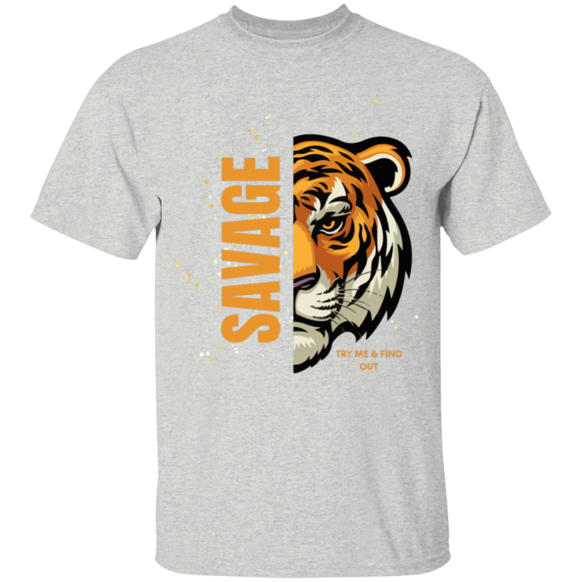 Unisex Savage Tiger Youth 5.3 oz 100% Cotton T-Shirt