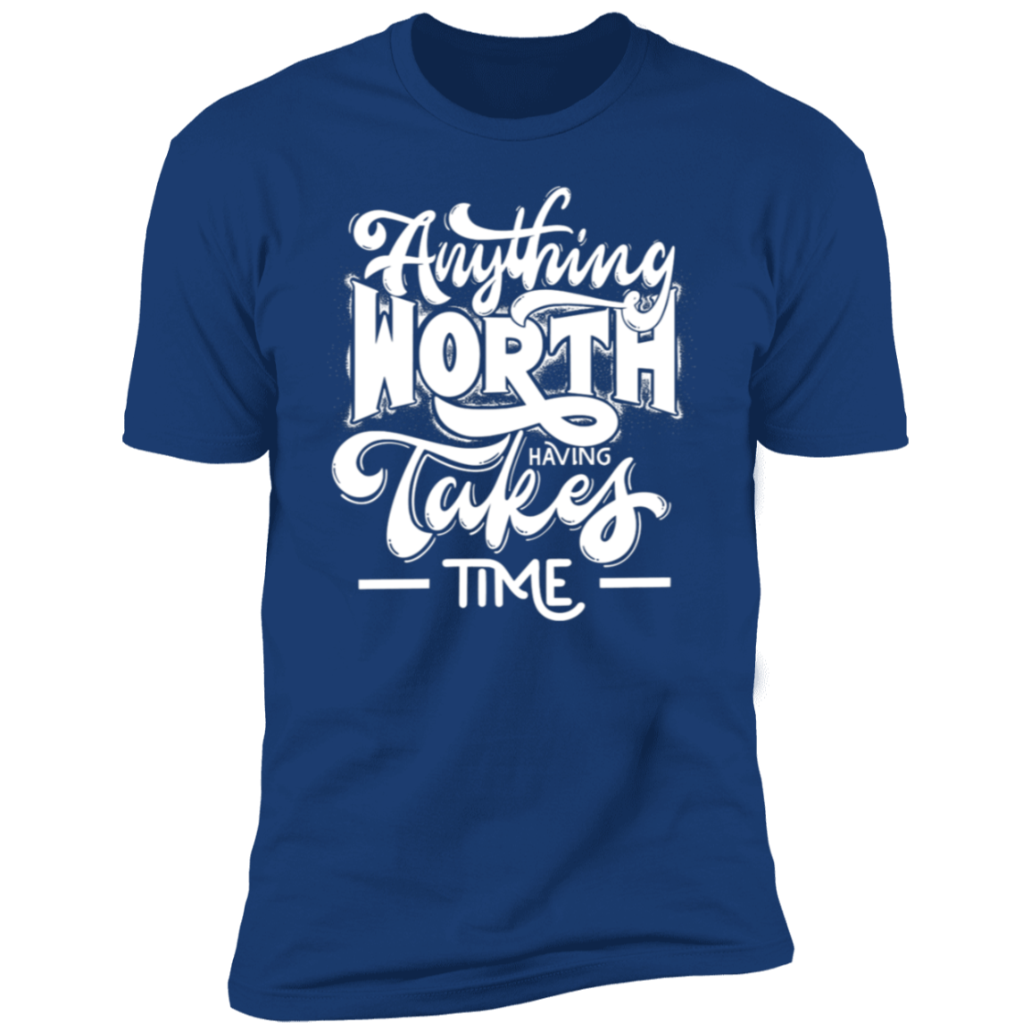 Anything Worth... White Detailed Short Sleeve T-Shirt