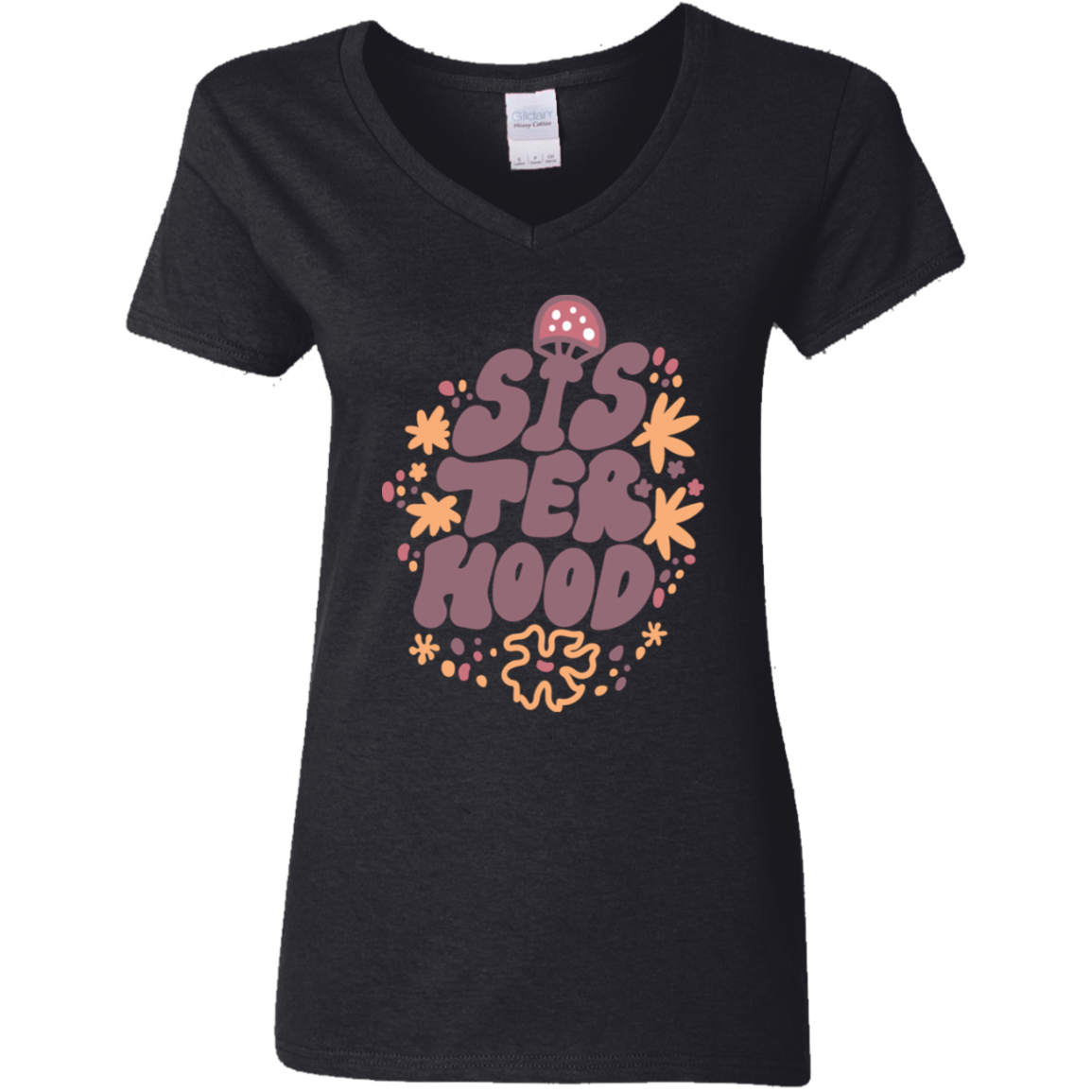 Sisterhood Ladies' 5.3 oz. V-Neck T-Shirt