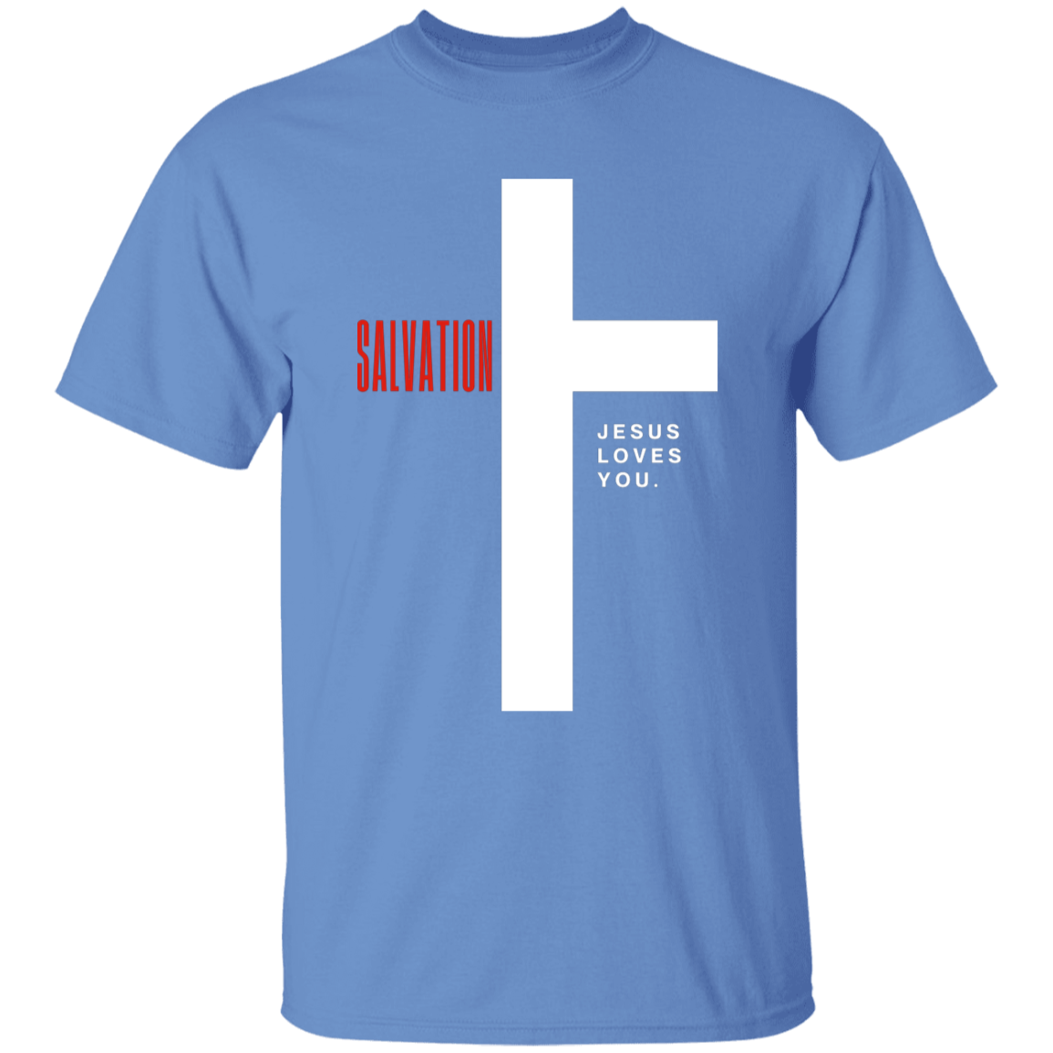 Unisex Salvation White Youth 5.3 oz 100% Cotton T-Shirt