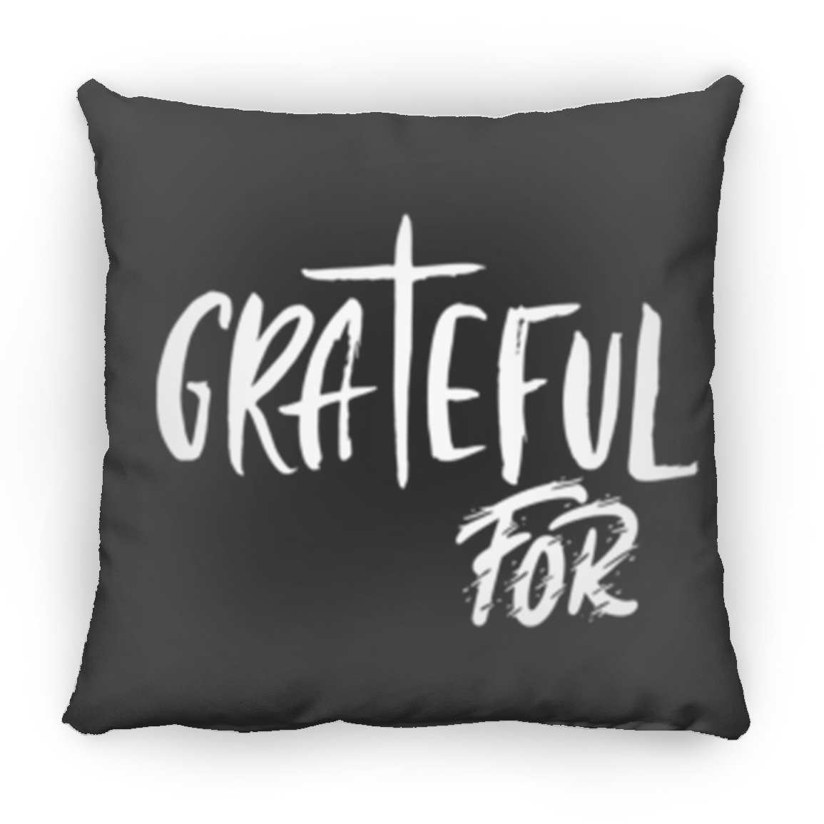 Grateful For Jesus Medium Square Pillow