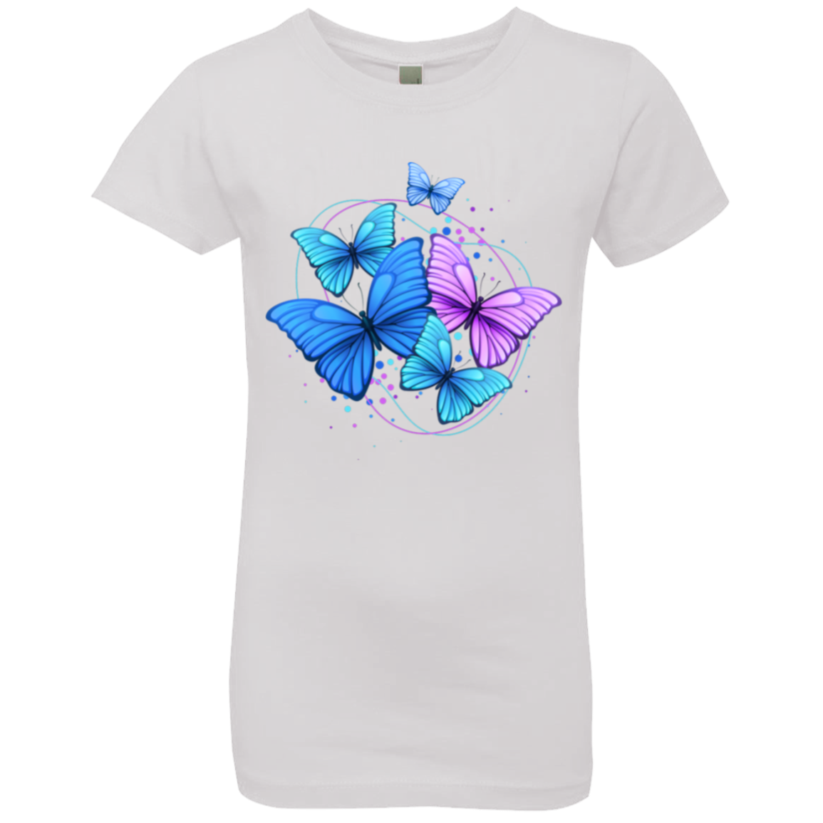 Butterflies Girls' Princess T-Shirt