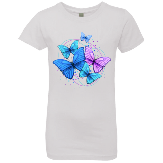 Butterflies Girls' Princess T-Shirt