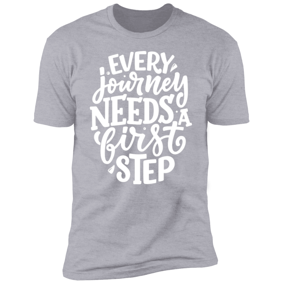 First Step White Detailed Short Sleeve T-Shirt