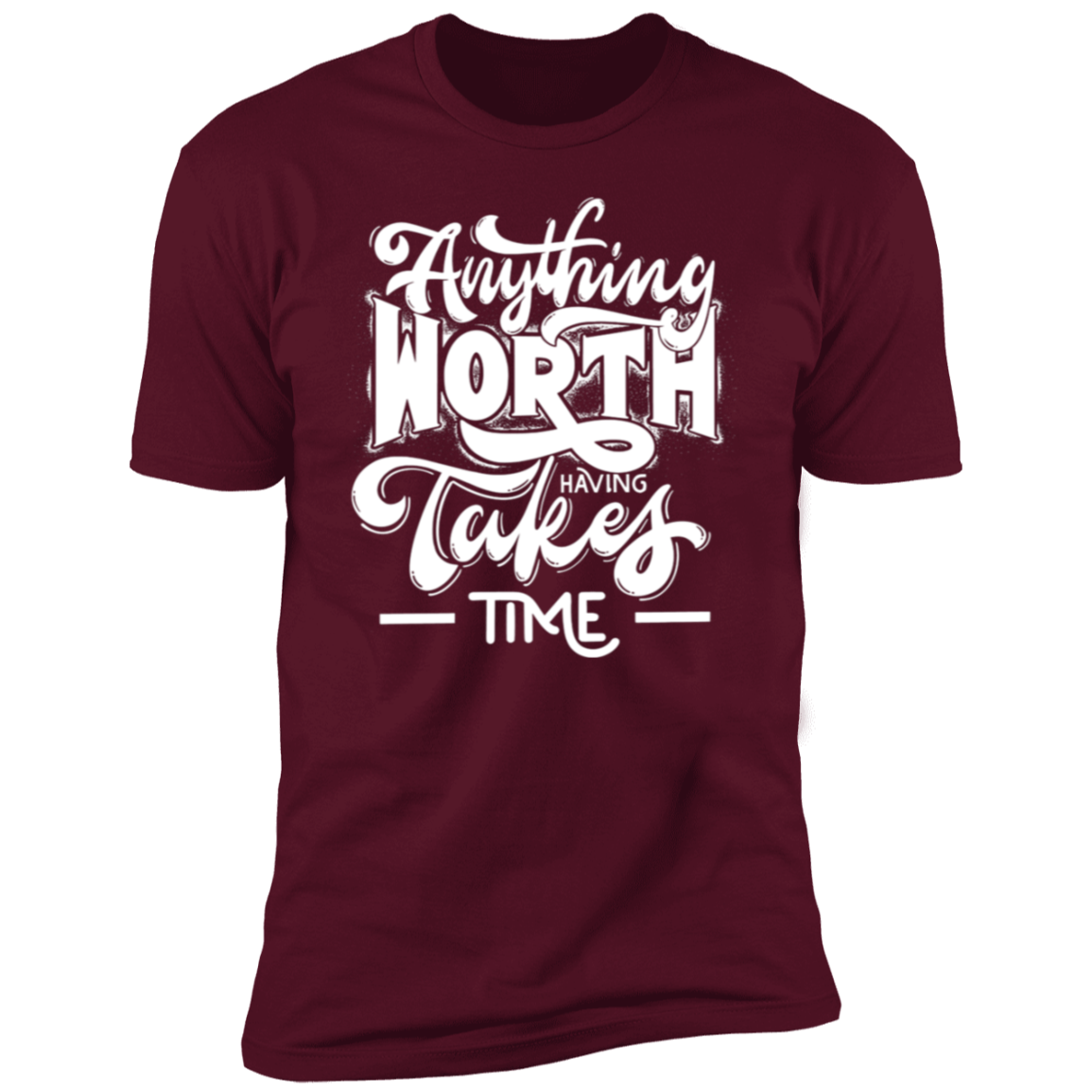 Anything Worth... White Detailed Short Sleeve T-Shirt