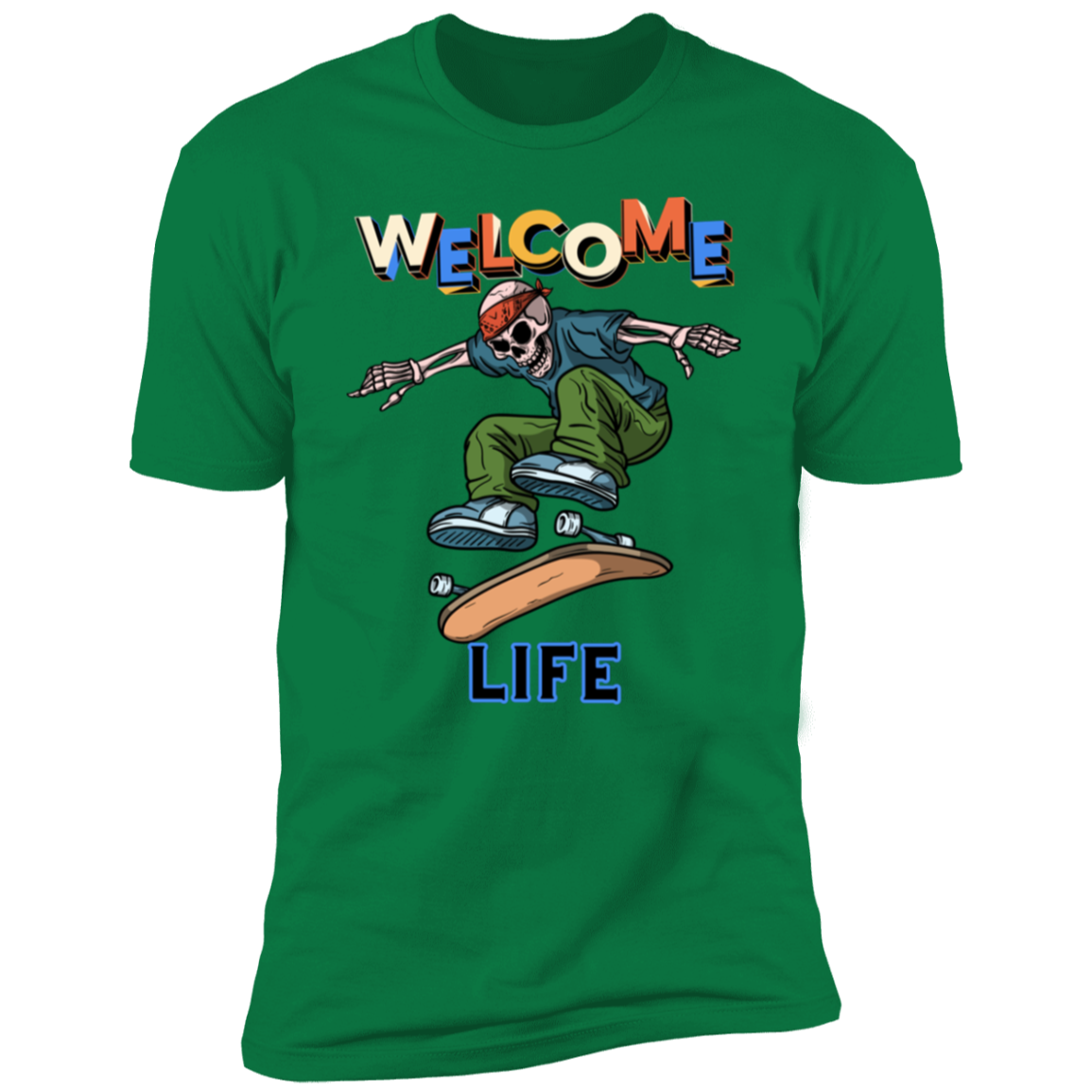 Welcome Life Men Short Sleeve T-Shirt