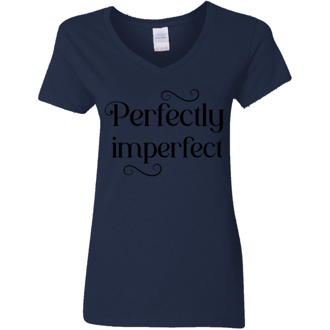 Perfectly Imperfect Ladies' 5.3 oz. V-Neck T-Shirt