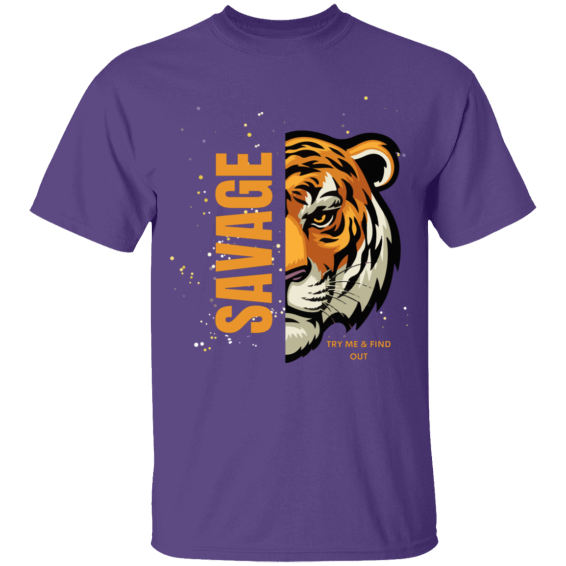 Unisex Savage Tiger Youth 5.3 oz 100% Cotton T-Shirt