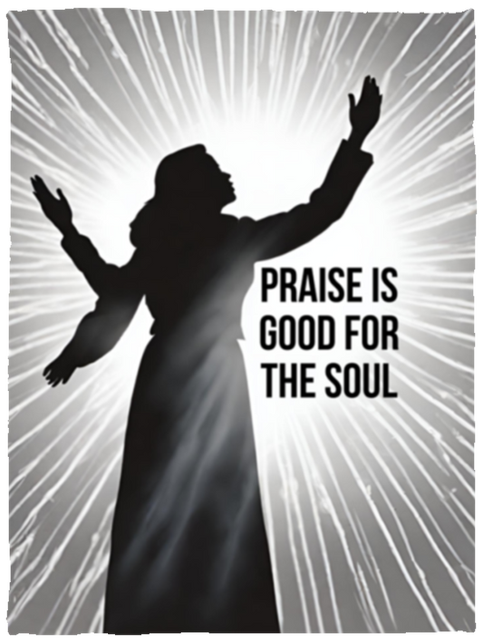 Soul Praise Cozy Plush Fleece Blanket - 30x40