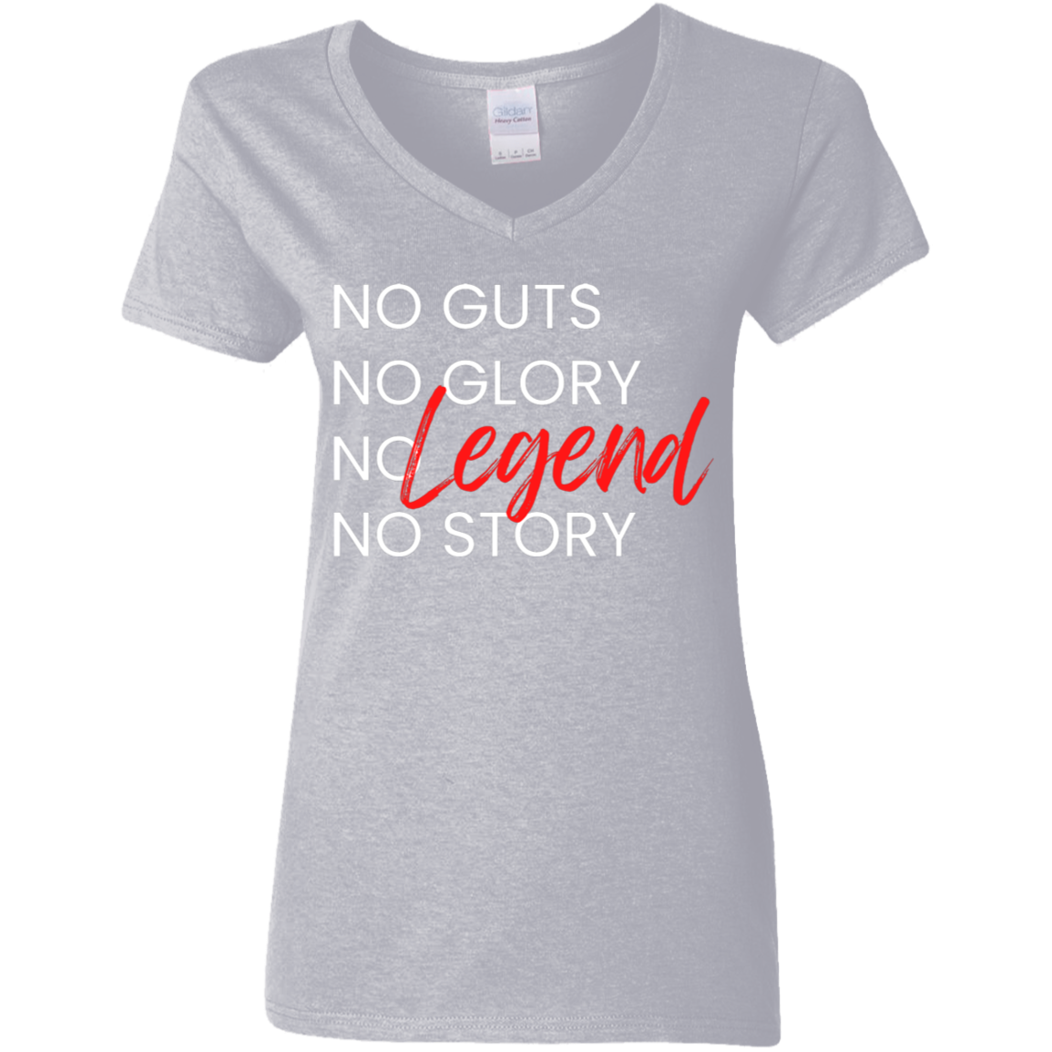 No Legend Ladies' 5.3 oz. V-Neck T-Shirt