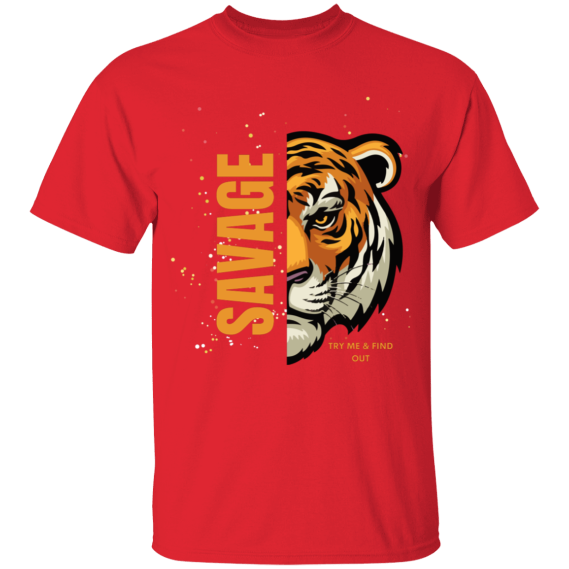 Unisex Savage Tiger Youth 5.3 oz 100% Cotton T-Shirt