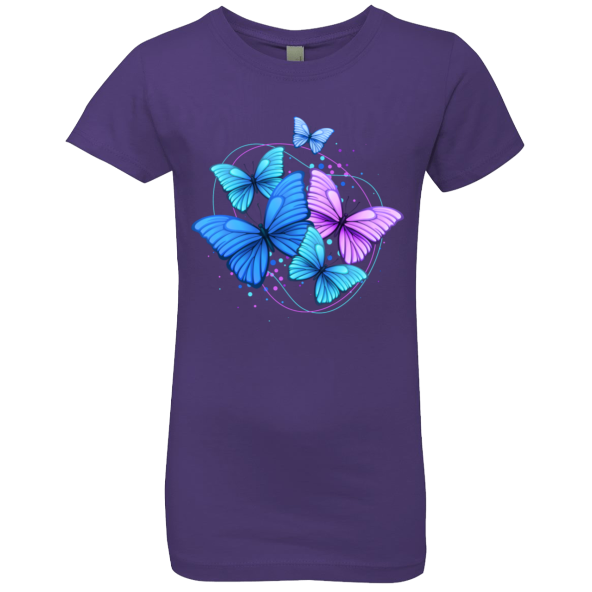 Butterflies Girls' Princess T-Shirt