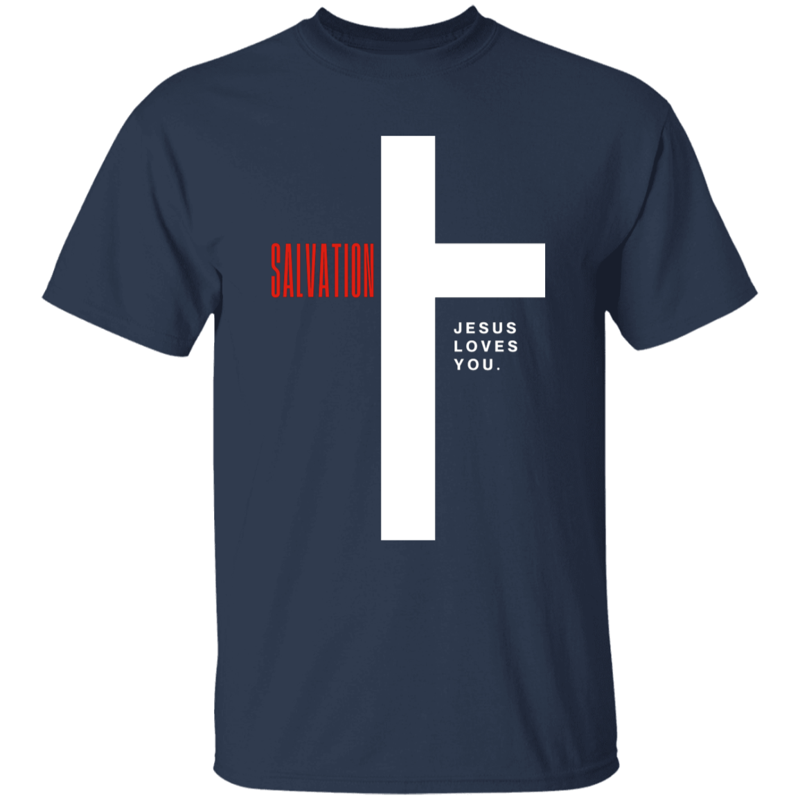 Unisex Salvation White Youth 5.3 oz 100% Cotton T-Shirt