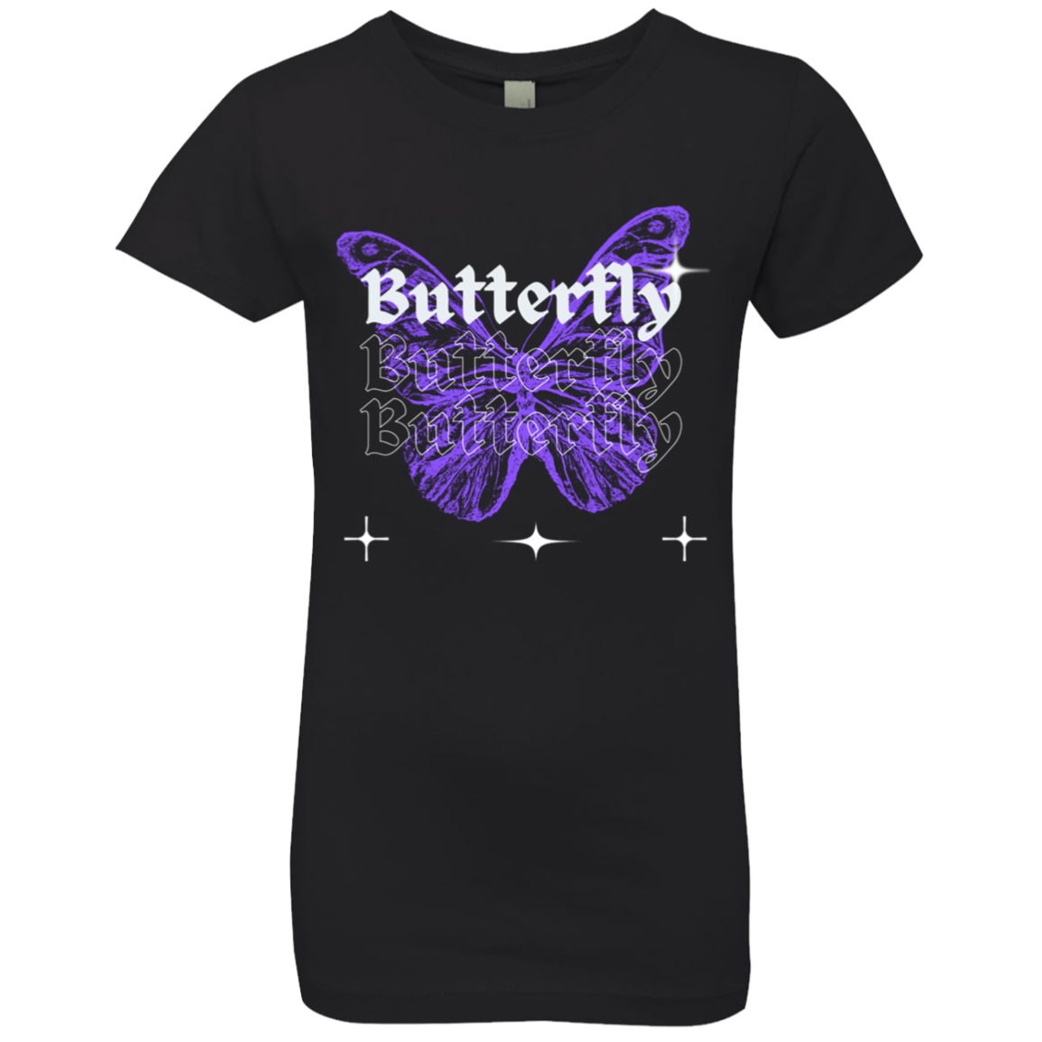 Butterfly Girl Princess T-Shirt