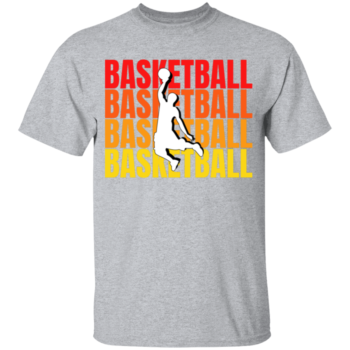 Unisex Basketball Youth 5.3 oz 100% Cotton T-Shirt