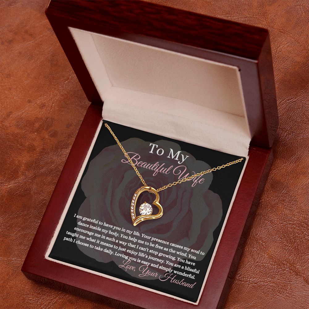 My Beautiful Wife | My Blissful Path | Forever Love Necklace