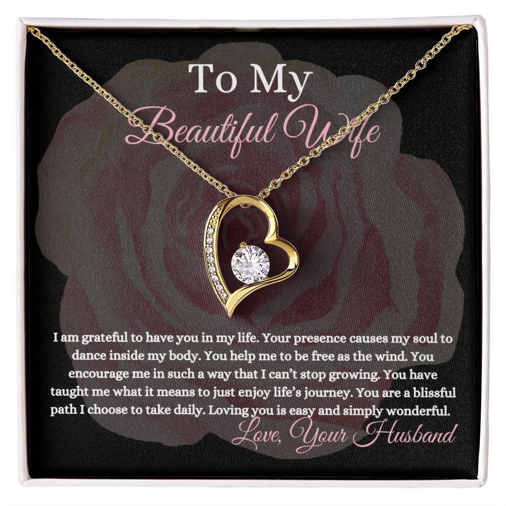 My Beautiful Wife | My Blissful Path | Forever Love Necklace