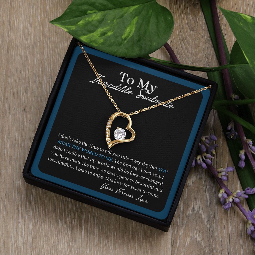 My Incredible Soulmate | My Beautiful World | Forever Love Necklace