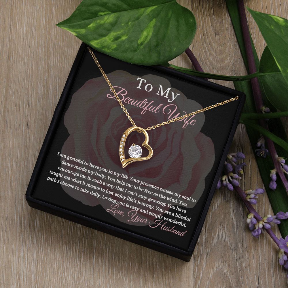 My Beautiful Wife | My Blissful Path | Forever Love Necklace