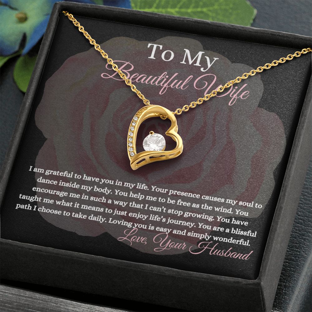 My Beautiful Wife | My Blissful Path | Forever Love Necklace